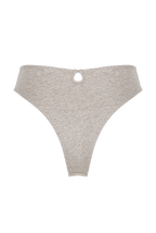Culotte taille haute Intemporelle gris chiné