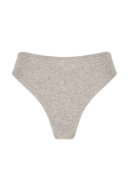 Culotte taille haute Intemporelle gris chiné