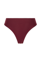 Culotte taille haute Intemporelle bordeaux