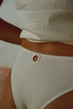 Culotte Taille Haute intemporelle - Ecru