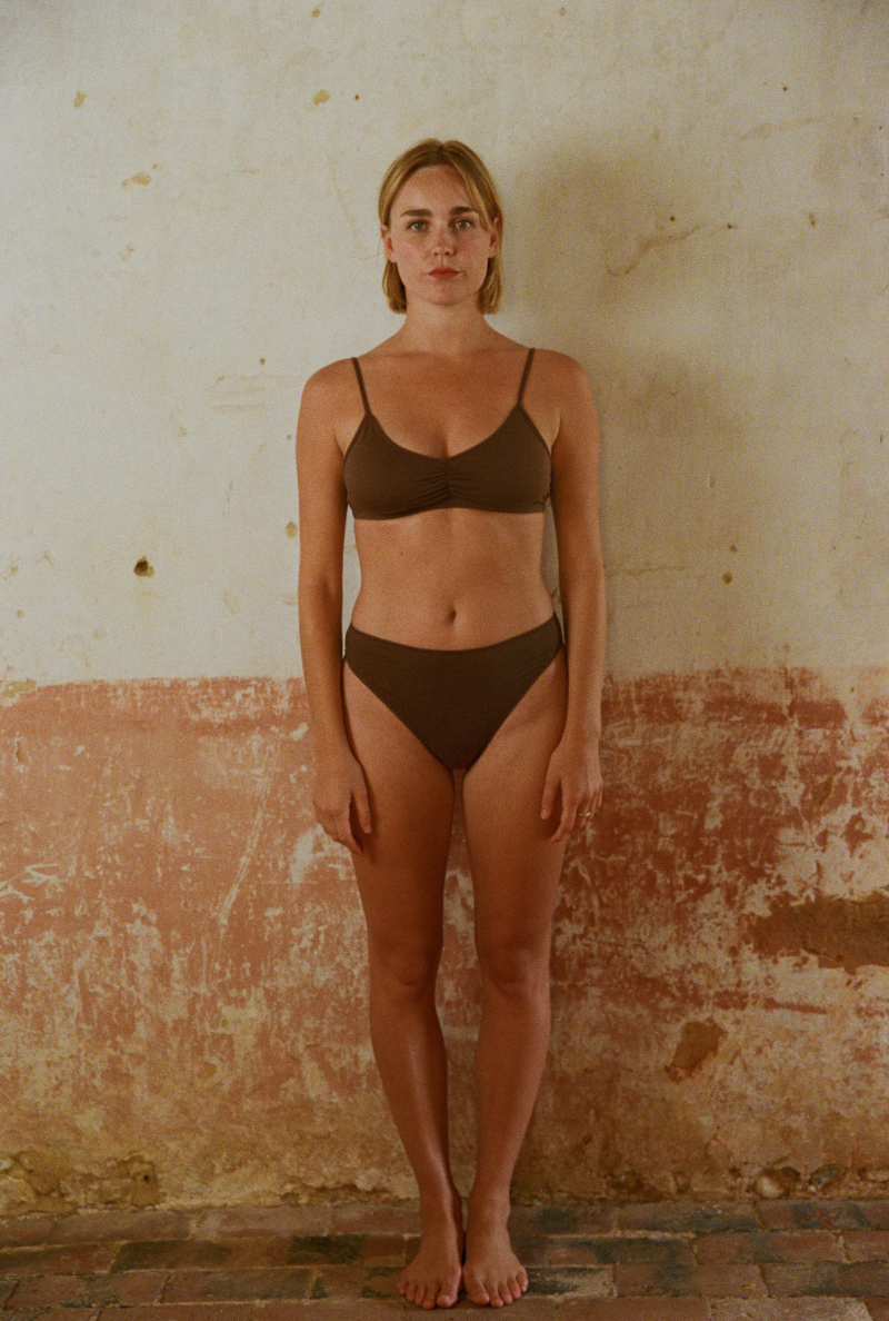 Culotte Taille Haute intemporelle - Marron