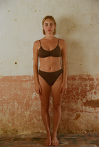 Culotte Taille Haute intemporelle - Marron