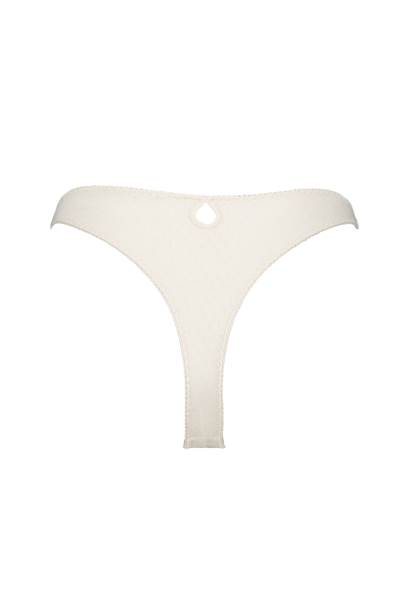 Tanga intemporel - Ecru