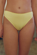 Culotte Taille haute Intemporelle - Jaune